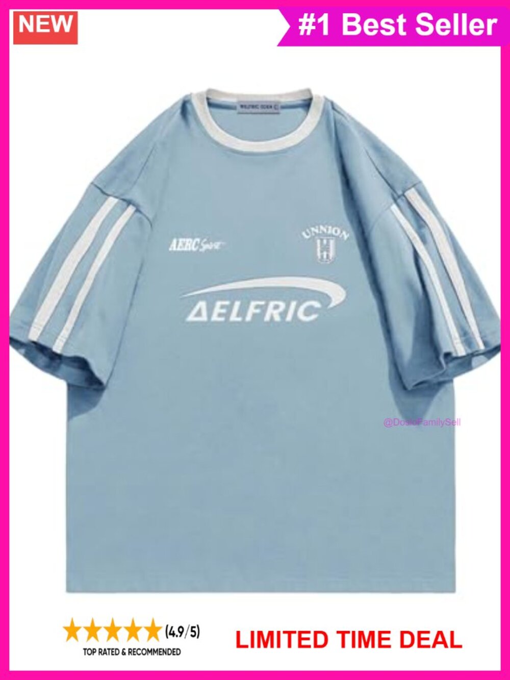 Oversized Y2K Striped Patchwork Graphic Tee Crewneck Streetwear